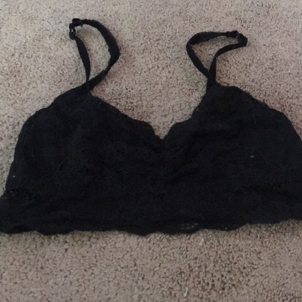 PINK lace bralette